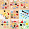 High End Small Size Cute Colorful Resin Plastic Shirt Decorative Button for Kids Children Baby Clothes