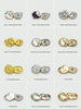 Irregular Shape Vintage Zinc Alloy Metal Shank Button for Coat Jacket Blazer Outerwear
