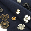 Factory Wholesale Stylish Invisible Metal Snap Fastener Brass Sew on Snap Button