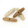 Simple Style Custom Color Size Shape Resin Toggle Coat Button for Jacket Sweater