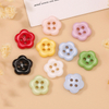 High End Small Size Cute Colorful Resin Plastic Shirt Decorative Button for Kids Children Baby Clothes