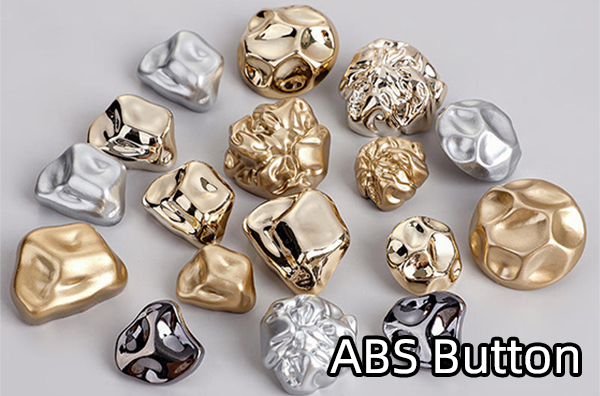 faux metal ABS garment buttons