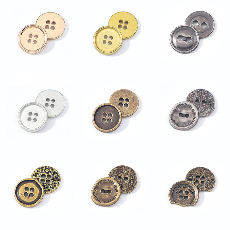 15mm 4-holes metal button
