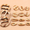 New Fashion Eco Friendly Sustainable Button Natural Bamboo Button for Coat Sweater