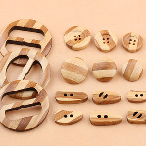 New Fashion Eco Friendly Sustainable Button Natural Bamboo Button for Coat Sweater