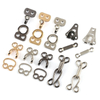 Invisible Hook and Eye Closure, Trouser Hook Collar Hook Metal Sewing Fastener for Skirts Shirts Knitwear Garment Accessories