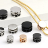 Zinc Alloy Cord Lock, Double Hole Spring Cord Stopper, Cylindrical Drawstring Toggle for Hoodie, Jacket, Backpack & Garment DIY Accessories