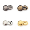 Custom Logo Brass Shank Button, Vintage Retro Sew On Metal Button for Uniform, Coat, Jacket & Blazer