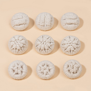 Garment Accessories Handmade High-end Decorative Vintage Rope Wrapped Braided Shank Buttons