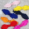 Vintage Small Colorful Handmade Colorful Toggle Style Fastener Braided Closure Chinese Fabric Knot Frog Buttons