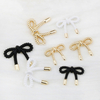 New Fancy 18mm 20mm 25mm Zinc Alloy Bow Shape Decorative Metal Shank Button for Women's Clothes
