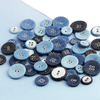 Multi Size Available Aluminum Bottom 2-holes 4-holes Round Fabric Covered Button for Garment