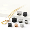 Zinc Alloy Cord Lock, Double Hole Spring Cord Stopper, Cylindrical Drawstring Toggle for Hoodie, Jacket, Backpack & Garment DIY Accessories