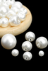 8mm 10mm 11.5mm 12mm 14mm 18mm Highlight Invisible Holes White Plastic Pearl Shank Button for Decoration