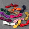 Colorful Handmade Fabric Santin Vintage Traditional Chinese Knot Button for Cheongsam Hanfu Tang Suit