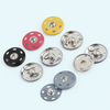Factory Wholesale Simple Stylish Invisible Metal Snap Fastener Brass Sew on Snap Button