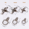 Wholesale Durable Zinc Alloy Lobster Buckle Metal Jacket Fireman Clasp Toggle Button for Garment and Bag