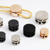 Zinc Alloy Cord Lock, Double Hole Spring Cord Stopper, Cylindrical Drawstring Toggle for Hoodie, Jacket, Backpack & Garment DIY Accessories