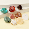 Wholesale Elegant Luxury Faux Jade Style Plastic Acrylic Loose Beads for Swimwear Beachwear Bikini Garment Accessories