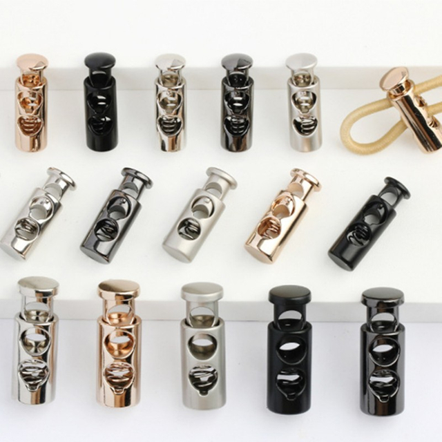 Wholesale Zinc Alloy Spring Cord Lock, Metal Drawstring Stopper for Sale