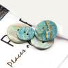 Customized Shape Size Color 2-hole Seashell Dark Green Abalone Shell Buttons For Garment