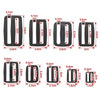 Bag Backpack Strap Accessories Wholesale Multi Size Tri-Glide Plastic Nylon Rectangle Slider Buckle