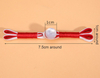 Chinese Frog Closure with Bead, Satin Pankou Knot Button for Qipao Cheongsam Hanfu