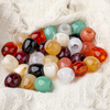 Acrylic Rondelle Loose Beads 12&times;12mm, Colorful Plastic Decorative Beads for Garment, Swimwear & DIY Accessories