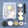 Wholesale 15mm 17mm 20mm Detachable Screw on Adjustable Removable Metal Jeans Button and Rivet