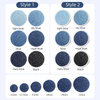 New Fashion Metal Aluminum Back Round Fabric Covered Button for Clothing