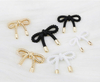 New Fancy 18mm 20mm 25mm Zinc Alloy Bow Shape Decorative Metal Shank Button for Women's Clothes