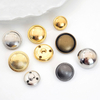 Custom Logo Brass Shank Button, Vintage Retro Sew On Metal Button for Uniform, Coat, Jacket & Blazer