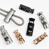 Wholesale Zinc Alloy Spring Cord Lock, Metal Drawstring Stopper for Sale