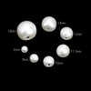 8mm 10mm 11.5mm 12mm 14mm 18mm Highlight Invisible Holes White Plastic Pearl Shank Button for Decoration