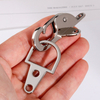 Wholesale Durable Zinc Alloy Lobster Buckle Metal Jacket Fireman Clasp Toggle Button for Garment and Bag