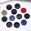 Bulk Durable 4-Holes 15mm Fireproof Eco-Friendly Urea Button for Suit Pant Garment
