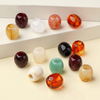 Acrylic Rondelle Loose Beads 12&times;12mm, Colorful Plastic Decorative Beads for Garment, Swimwear & DIY Accessories