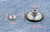 Wholesale 15mm 17mm 20mm Detachable Screw on Adjustable Removable Metal Jeans Button and Rivet