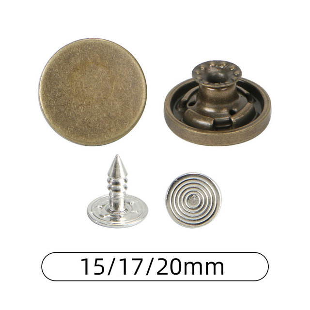 Schlichter Shake-Head-Jeansknopf