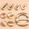 New Fashion Eco Friendly Sustainable Button Natural Bamboo Button for Coat Sweater