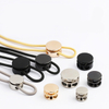 Zinc Alloy Cord Lock, Double Hole Spring Cord Stopper, Cylindrical Drawstring Toggle for Hoodie, Jacket, Backpack & Garment DIY Accessories